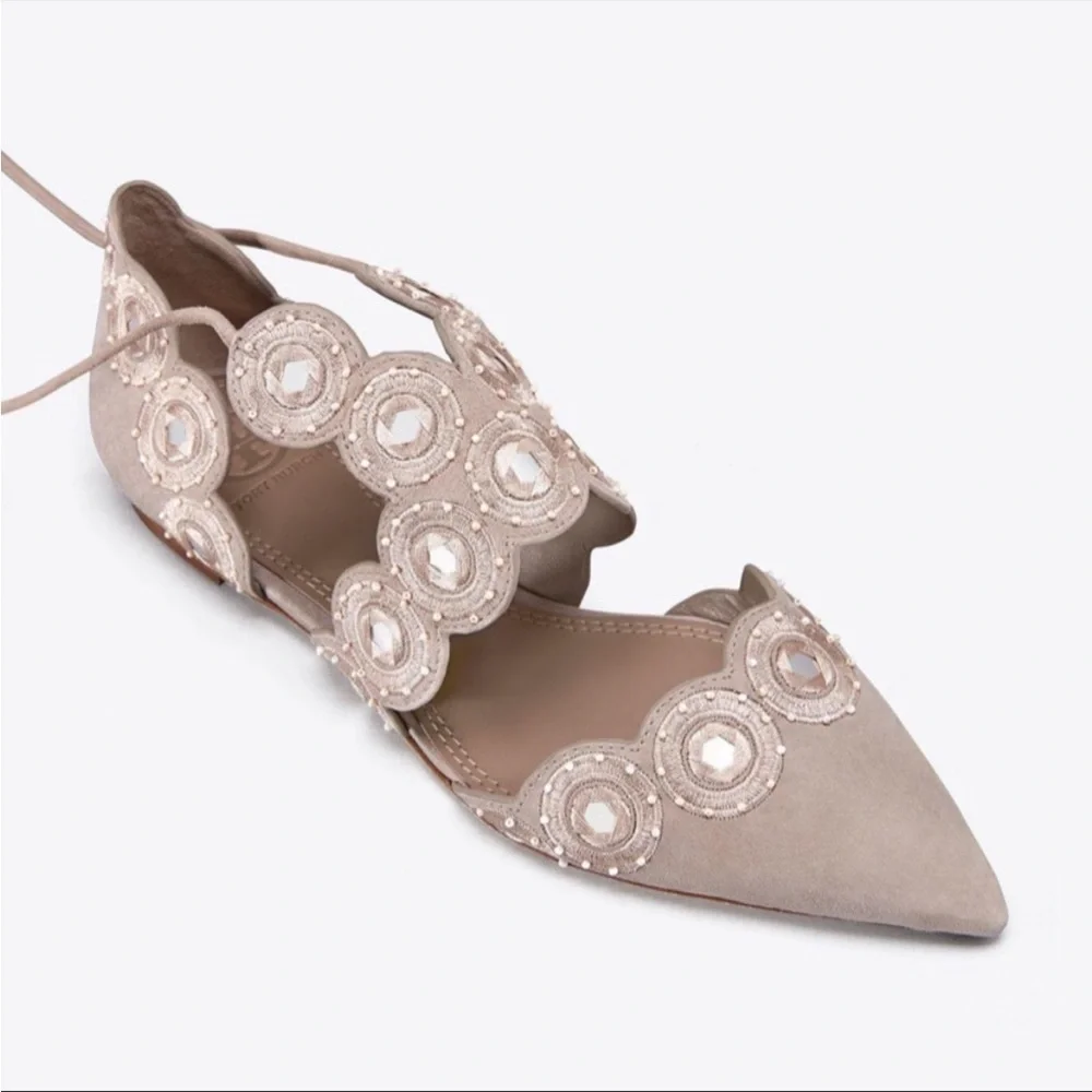 Tory Burch Yasmin D'orsay Strappy‎ Pointy Toe flats